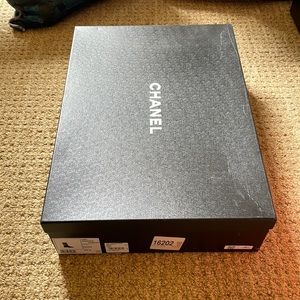 Chanel boot box with dust bags